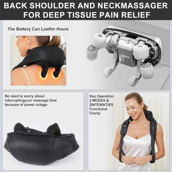 Amazon 60% OFF Deal with code "3PPIP4MW" on FSA HSA Eligible Neck Massager with Heat - Image 3