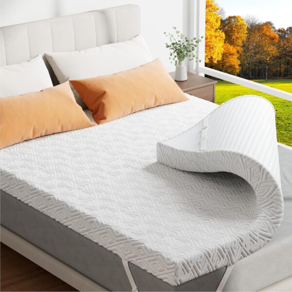 Amazon 68% OFF Deals with code "F7N97VCZ" on Memory Foam Mattress Topper -