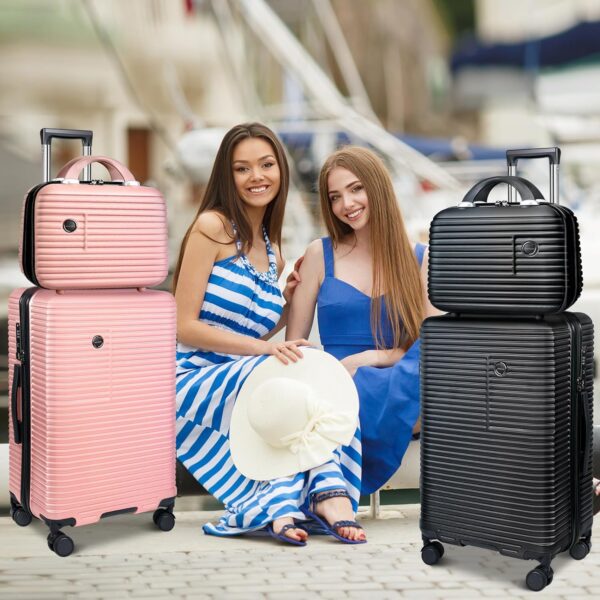 Amazon 50% OFF Deals with code "4AP4L3B9"on Carry On Luggage Set 2 Piece - Image 2