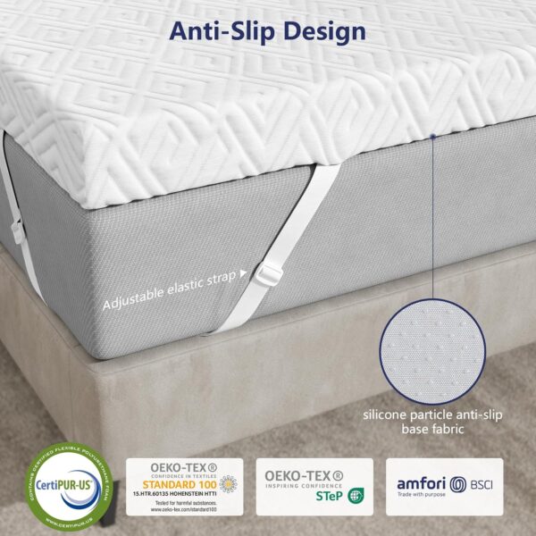 Amazon 68% OFF Deals with code "F7N97VCZ" on Memory Foam Mattress Topper - - Image 2