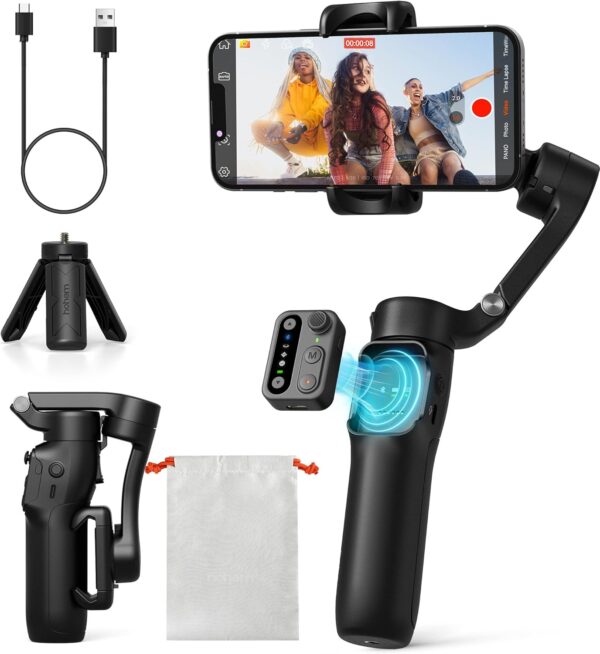 Big Spring Sale 20% Off on Phone Stabilizer with Detachable Remote Control