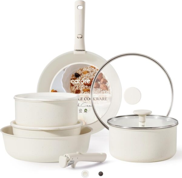 Big Spring Deal 62% Off on 11pcs Pots and Pans Set