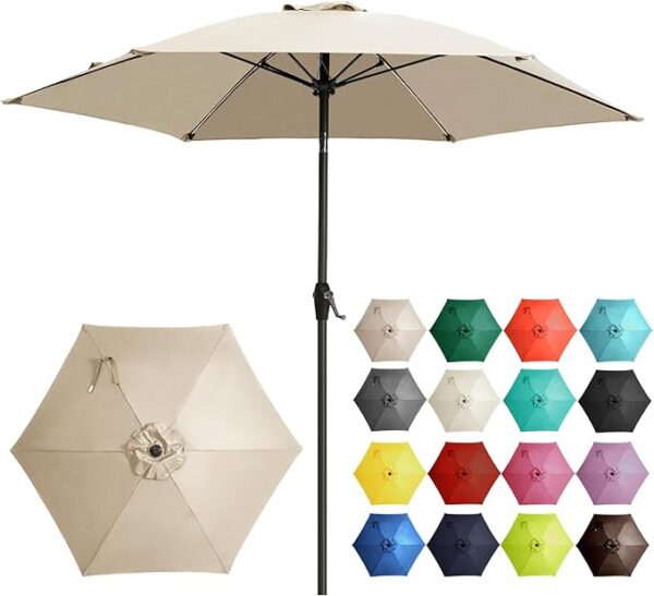 Amazon  70% OFF Deal with code "50CF84SY" on 7.5FT Large Outdoor Patio Umbrella