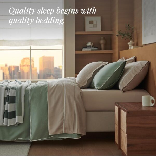 Amazon 64% OFF Deals with code "C6TW3ZKF" on Double Stitch Cotton Tencel Duvet Cover - Image 3