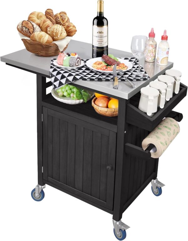 Amazon 40% OFF Deal with code "409A18H8" on Outdoor Grill Cart Table