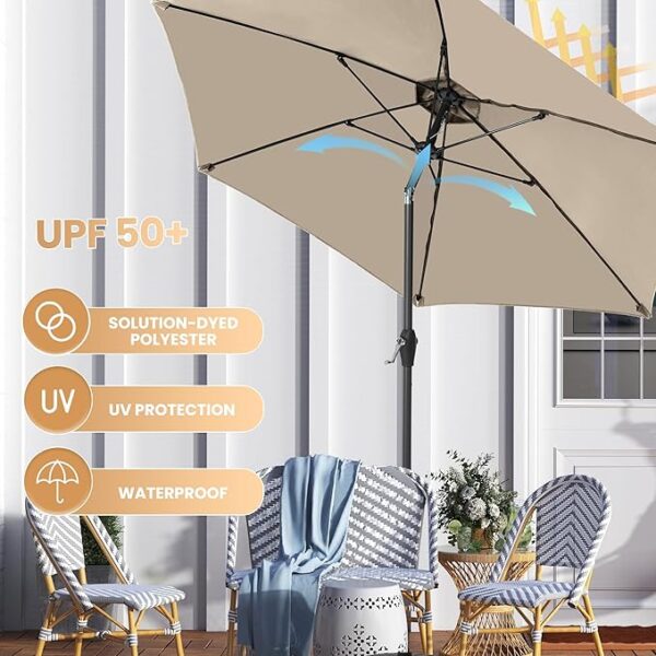 Amazon  70% OFF Deal with code "50CF84SY" on 7.5FT Large Outdoor Patio Umbrella - Image 2