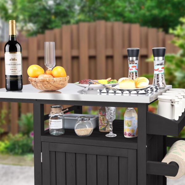 Amazon 40% OFF Deal with code "409A18H8" on Outdoor Grill Cart Table - Image 2