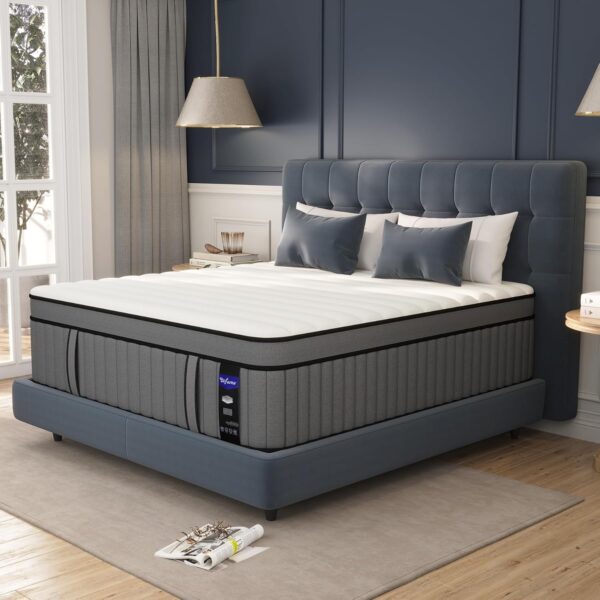 Limited Time Deal 24% OFF on Gel Memory Foam Hybrid Firm King Bed Mattress - Image 4