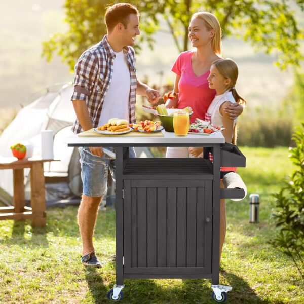 Amazon 40% OFF Deal with code "409A18H8" on Outdoor Grill Cart Table - Image 4