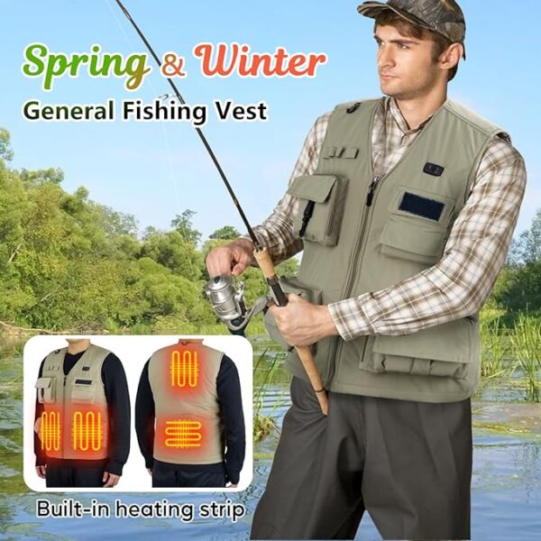 Amazon 50% OFF Deal with code "EKVM4BRS" on Fishing Vest for Men - Image 2