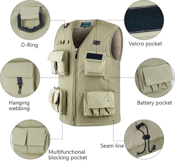 Amazon 50% OFF Deal with code "EKVM4BRS" on Fishing Vest for Men - Image 3