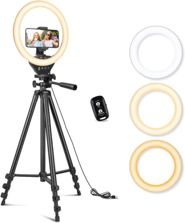 Big Spring Sale 20% Off on Ring Light with 50'' Extendable Tripod Stand