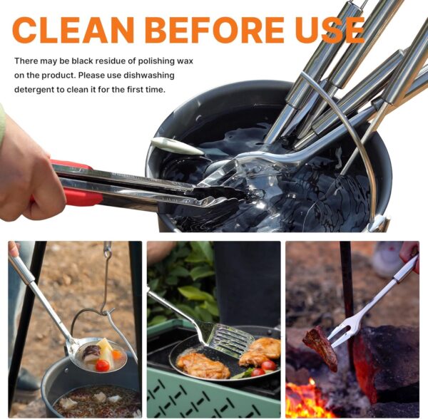 Amazon 40% OFF Deal with code "40GAIALOOP4" on Camping Cooking Utensil Set - Image 3