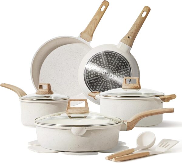 Limited Time Deal 40% Off on 14 Pcs Pots and Pans Set Nonstic
