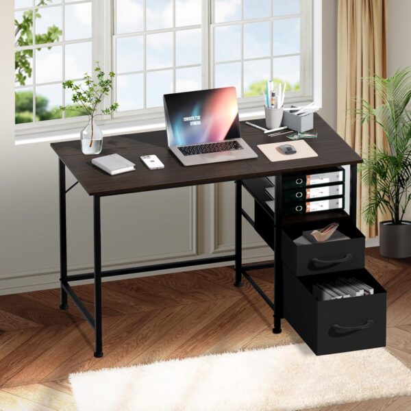 Amazon 50% OFF Deal with code "50JR6ETY" on Computer Desk with 2 Drawers - Image 5