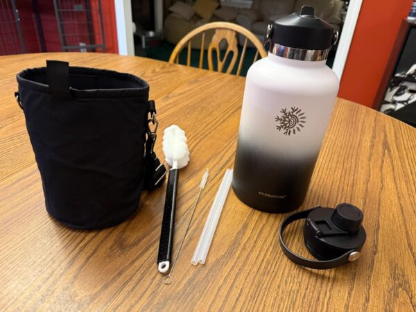Limited Time Deal ON Water Bottle with 2 Lids - Image 3