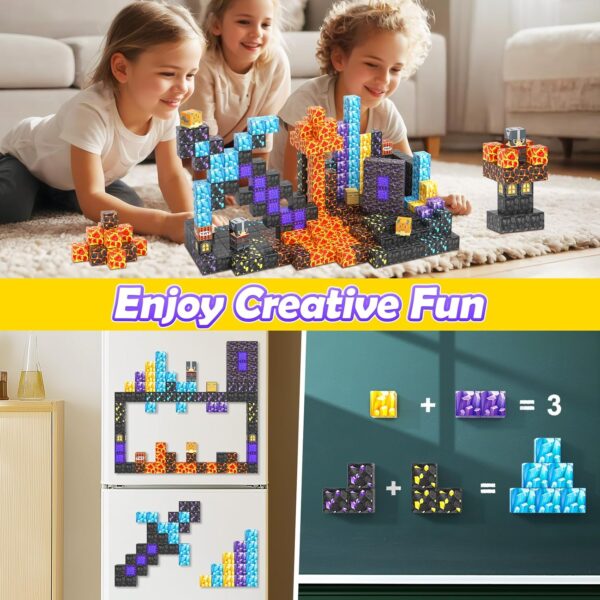 amazon 74% OFF Deals with code "43JFRWF4" on Magnetic Blocks - Image 3