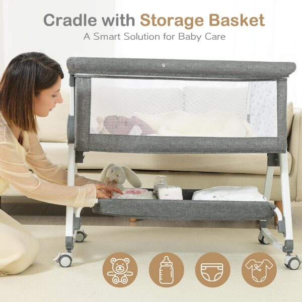 Amazon 59%OFF Deal with code "25FN7JRG " 4-in-1 Baby Bassinet Bedside Sleeper for Newborns - Image 2