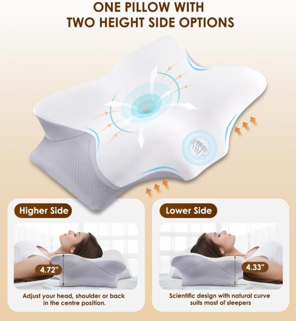 Amazon 50% OFF Deal with code "5042KMFU"on Cervical Pillow for Neck and Shoulder - Image 2