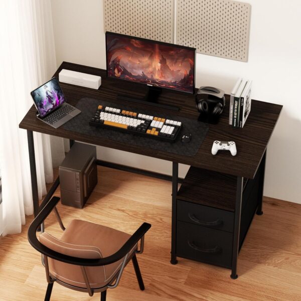 Amazon 50% OFF Deal with code "50JR6ETY" on Computer Desk with 2 Drawers - Image 2