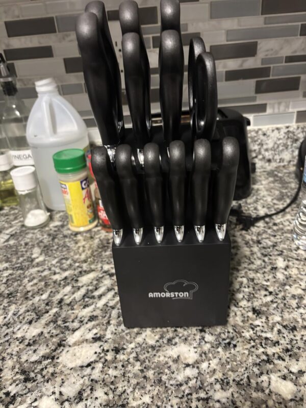 Big Spring Deal 50% Off on 15 Pieces Knife Sets for Kitchen - Image 3