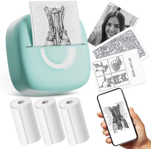 Limited Time  25% OFF Deal on Thermal Printer with 3 Rolls Paper