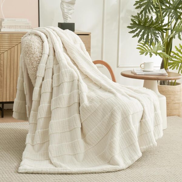 Amazon 60% OFF Deal with ''50VDLN1P" on Faux Fur Throw Blanket