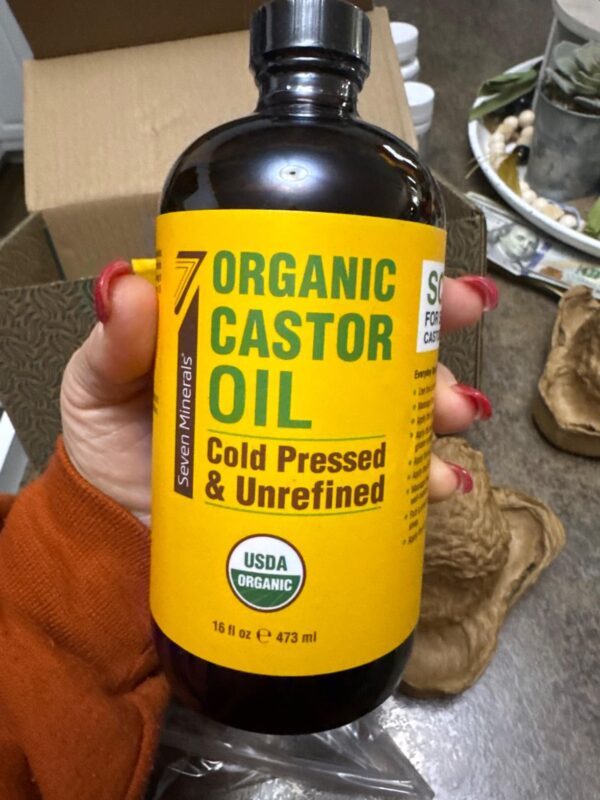 Amazon 13% OFF Deal on Castor Oil Organic Cold Pressed Unrefined Glass Bottle Pack - Image 4