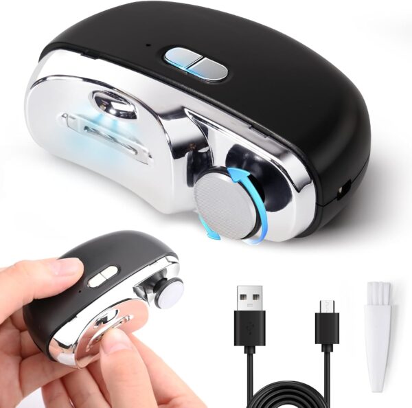 Amazon 38% OFF Deal with code "50WROUU" on Electric Nail Clipper - 3 in 1 Fingernail Trimmer