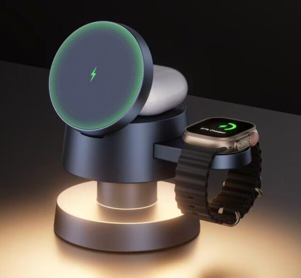 Limited Time Deal 68% Off on Wireless Charging Station with Mushroom Light