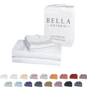 Limited Time Deals 33% Off on Bella Coterie Luxury Bamboo Viscose King Size Sheet Set
