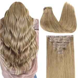 Limited Time Deals 15% Off on GOO GOO Clip in Hair Extensions Real Human Hair