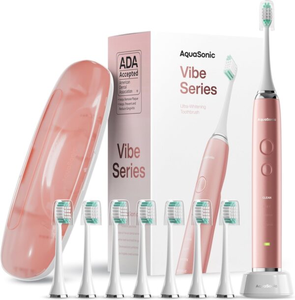 Limited Time Deal 32% Off on Aquasonic Vibe Series Ultra-Whitening Toothbrush