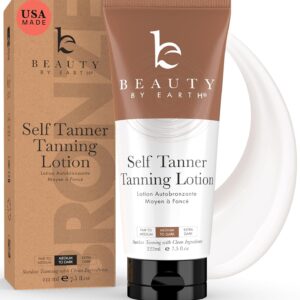 Limited Time Deals 20% Off on Moisturizing Self Tanning Lotion with Aloe Vera & Coconut