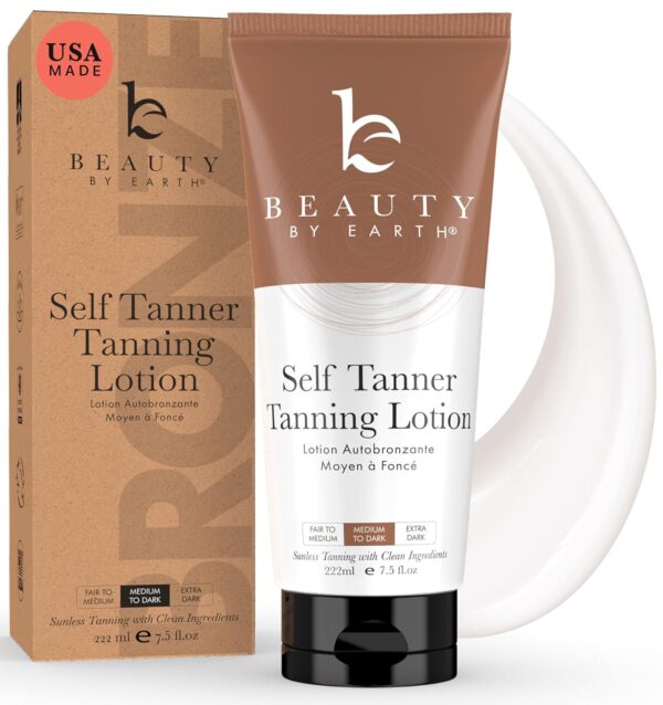Limited Time Deals 20% Off on Moisturizing Self Tanning Lotion with Aloe Vera & Coconut