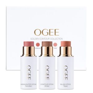 Limited Time Deal 25% Off on Ogee Face Stick Trio - Golden Contour Stick Makeup Collection