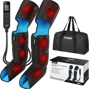 Limited Time Deal 30% Off on FIT KING Leg Massager with Heat for Circulation