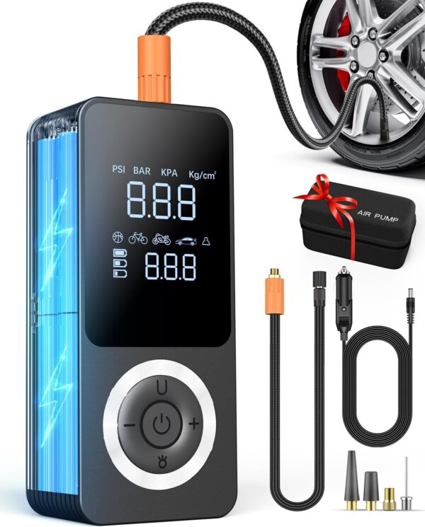 Limited Time Deals 80% Off on Cordless Tire Inflator Portable Air Compressor
