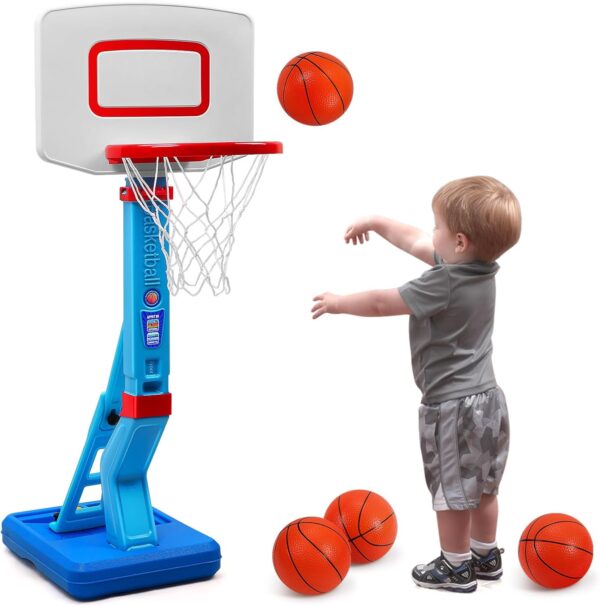 Limited Time Deals 28% Off on  SUPER JOY Toddler Basketball Hoop