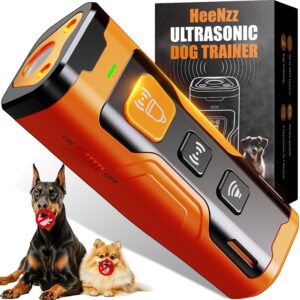 Limited Time Deal 57% Off on Portable Anti Barking Device for Dogs Indoor Outdoor Use Orange