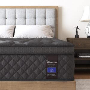 Limited Time Deal 15% Off on King Mattress, 10 Inch Hybrid Mattresses