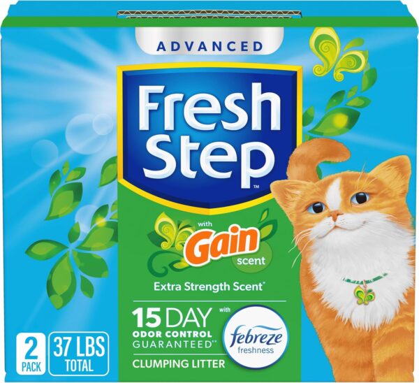 Limited Time Deal 26% Off on Advanced Clumping Litter with Febreze Freshness