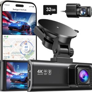 Limited Time Deal 55% Off on REDTIGER Dash Cam Front Rear, 4K/2.5K Full HD Dash Camera for Cars