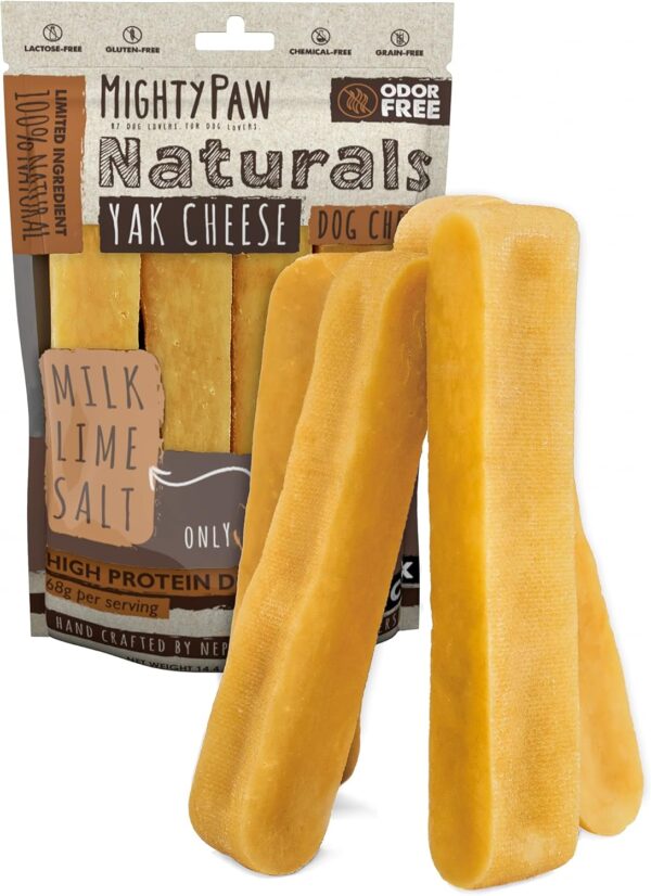 Limited Time Deal 10% Off on Mighty Paw Yak Cheese Dog Chews