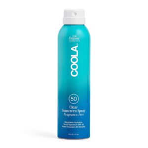 Limited Time Deals 15% Off on COOLA Organic Sunscreen SPF 50 Sunblock Spray
