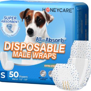 Limited Time Deal 15% Off on HONEY CARE All-Absorb A26 Male Dog Wrap