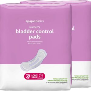Limited Time Deals 10% Off on Amazon Basics Incontinence Pads for Women Long