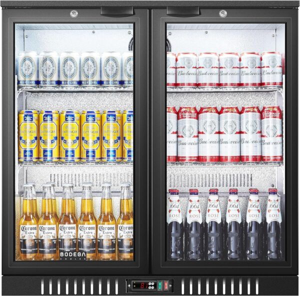 Limited Time Deal 33% Off on BODEGACOOLER Back Bar Cooler With 2 Glass Doors