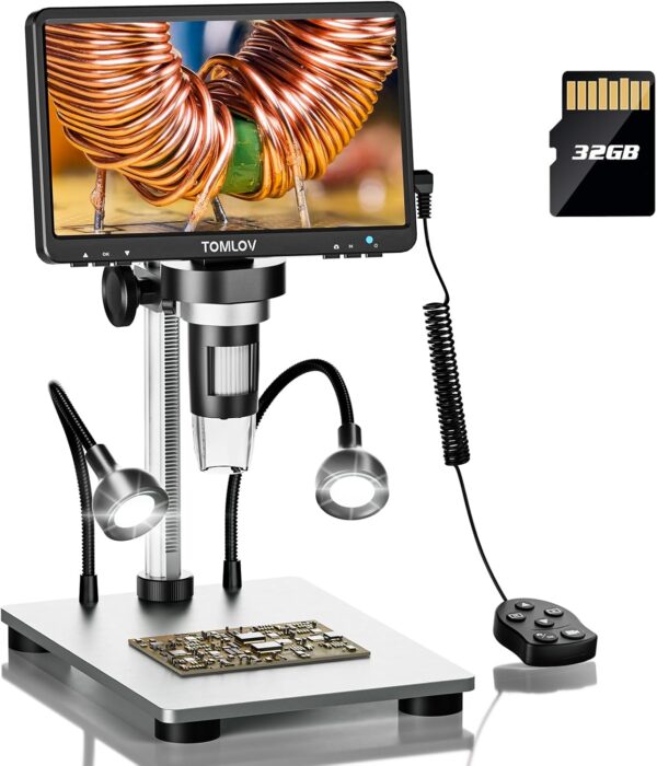 Limited Time Deals 22% Off on TOMLOV DM9 7" Digital Microscope