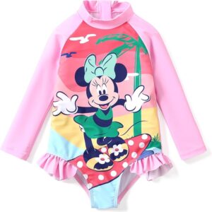 Limited Time Deals 26% Off on Disney Princess Frozen Elsa Minnie Stitch One Piece Swimsuit